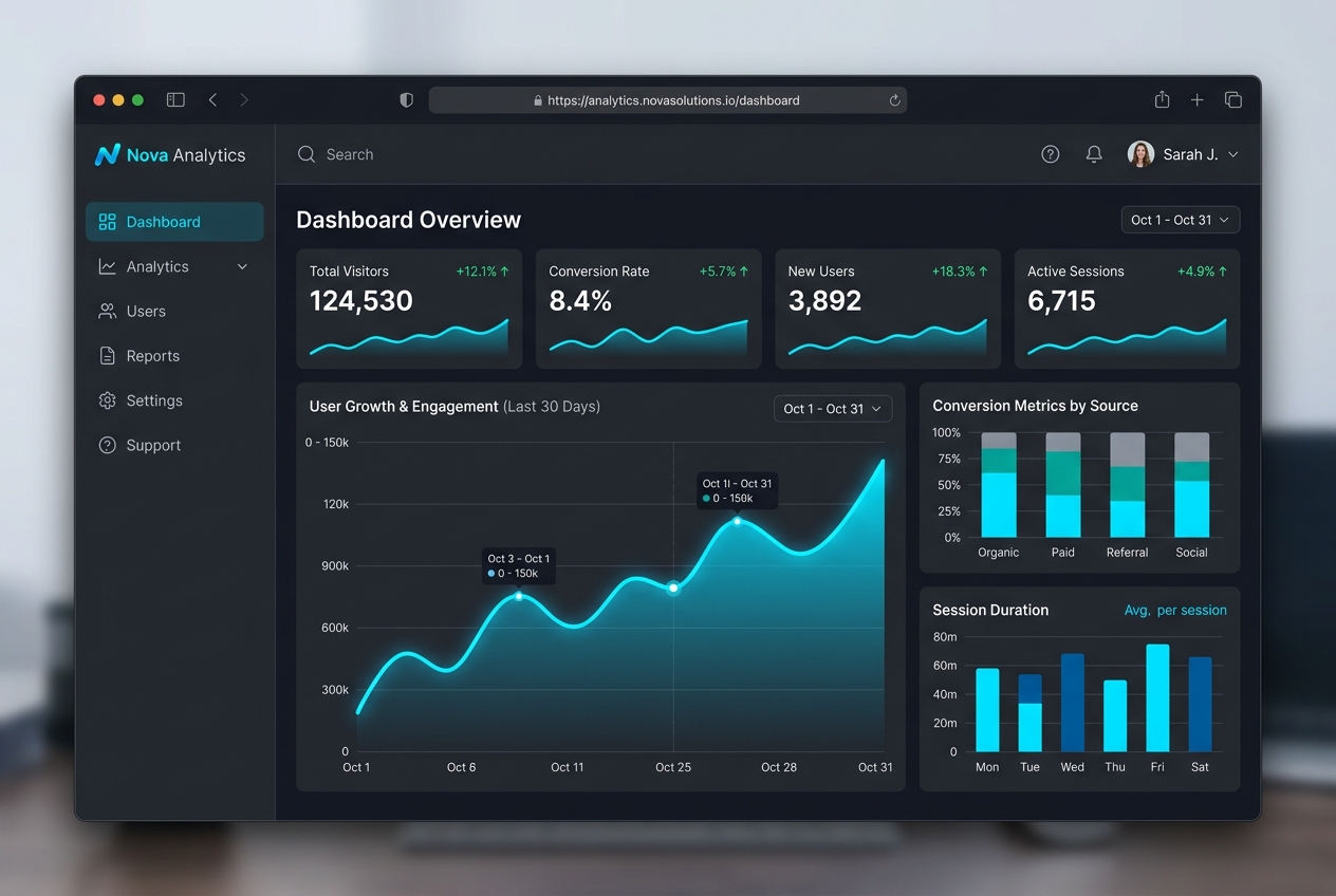 DataPulse - SaaS Analitik Dashboard
